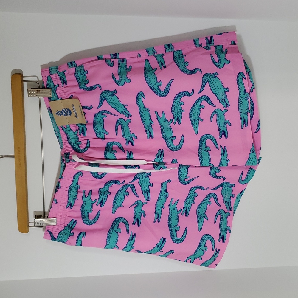 Chubbies The Glades 5.5" Classic Swim Trunks Alligator Print XL NWT